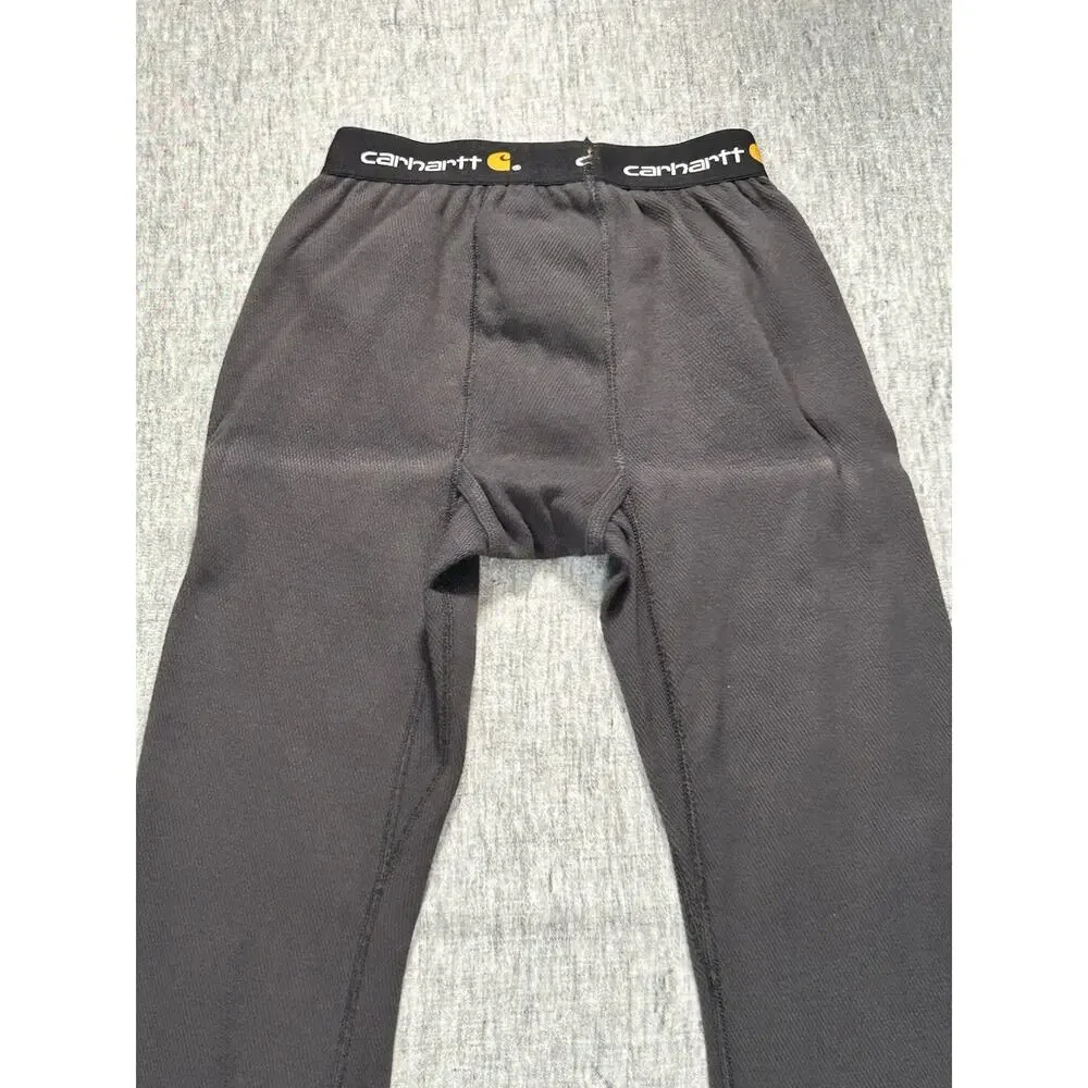 Carhartt Force Heavyweight Cotton Thermal Base Layer Bottom Mens Small Black